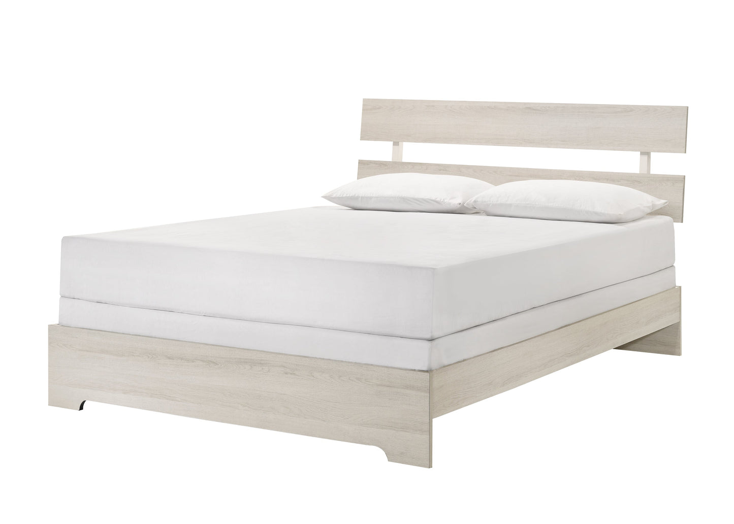 Atticus White Platform Bedroom Set - SET | B6982-Q-BED | B6982-2 | B6982-4 - Luna Furniture - Dallas Store
