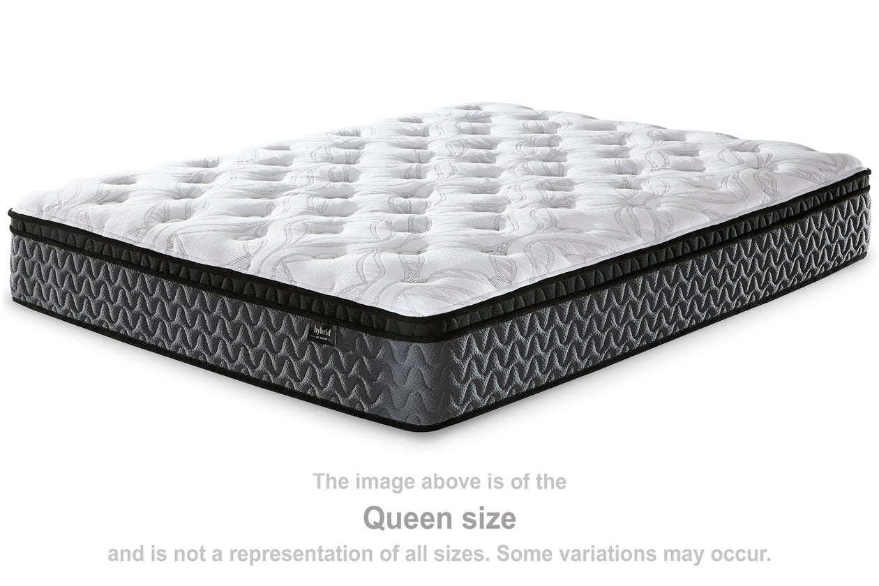 12 Inch Pocketed Hybrid White Full Mattress - M59021 - Luna Furniture - Dallas Store