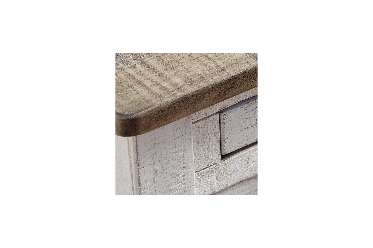 Adalane White/Gray Accent Table - A4000374 - Luna Furniture - Dallas Store