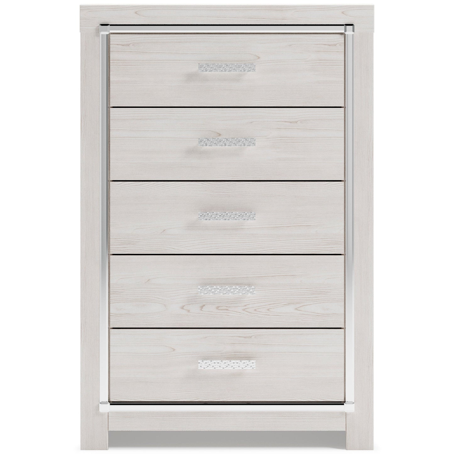 Altyra White LED Bookcase Upholstered Panel Bedroom Set - SET | B2640-54 | B2640-65 | B2640-96 | B2640-92 | B2640-46 - Luna Furniture - Dallas Store
