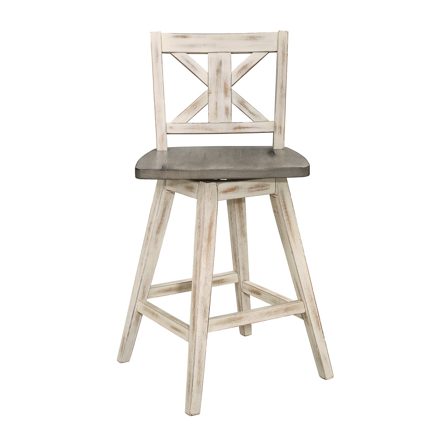 Amsonia Gray/White Counter Height Set - SET | 5602-36 | 5602-24WT(2) - Luna Furniture - Dallas Store