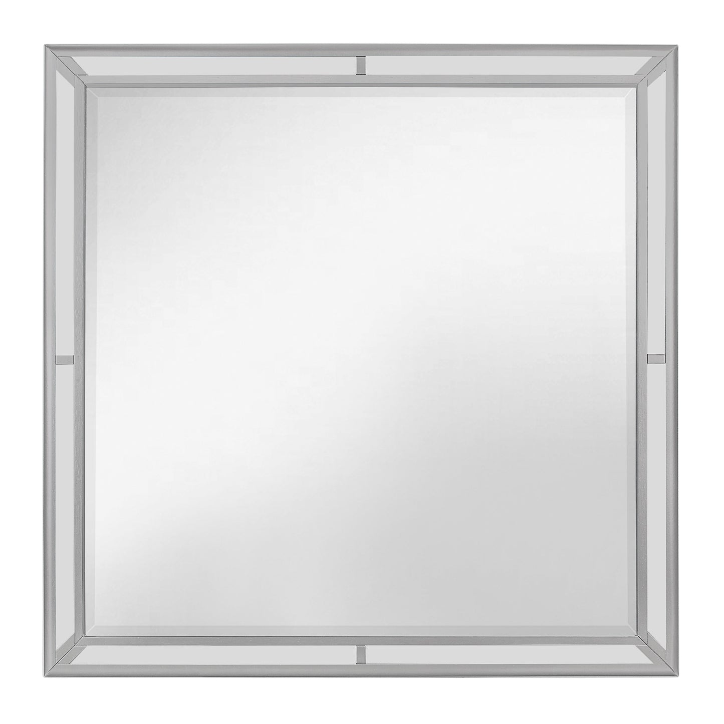 Aveline Silver Mirror (Mirror Only) - 1428SV-6 - Luna Furniture - Dallas Store
