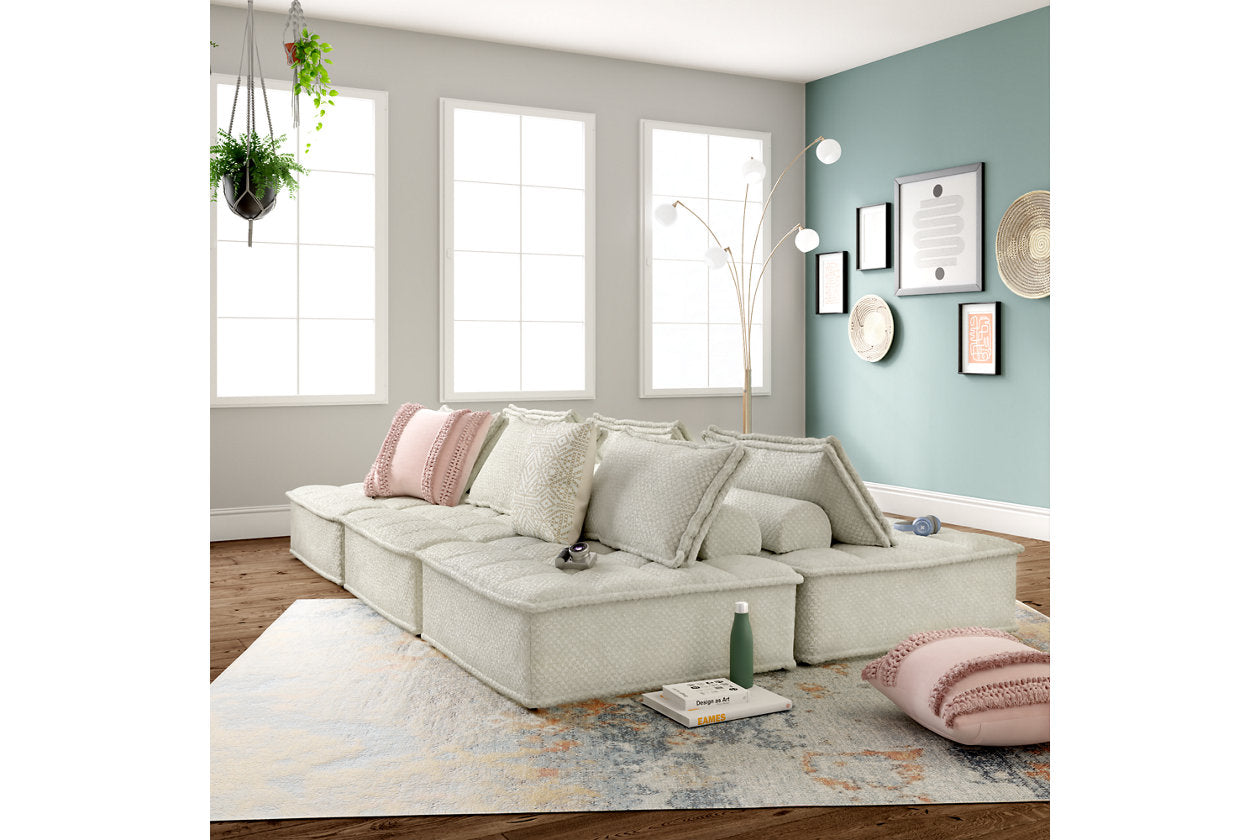 Bales Taupe 6-Piece Modular Seating - SET | A3000244 | A3000244 | A3000244 | A3000244 | A3000244 | A3000244 - Luna Furniture - Dallas Store