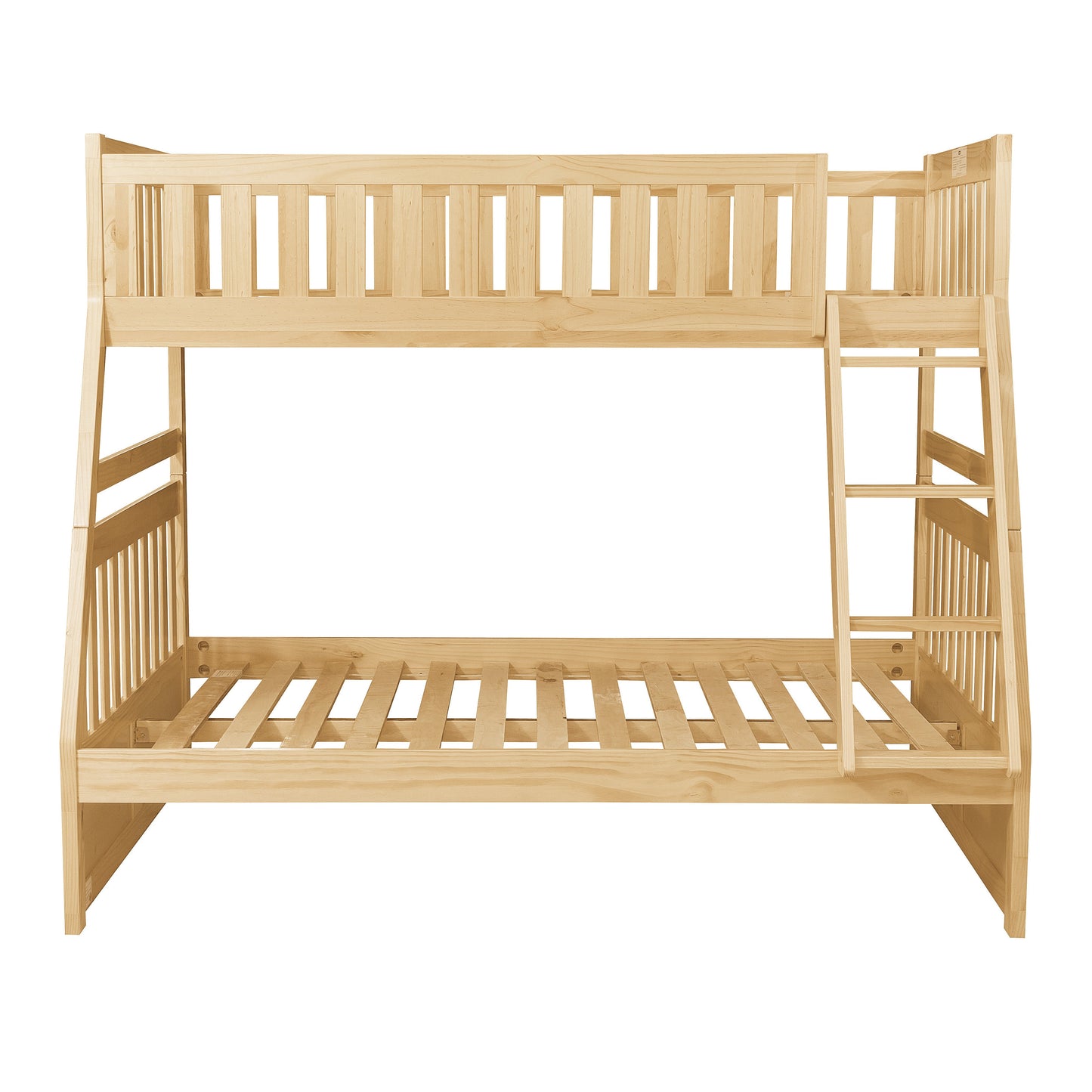 Bartly Pine Twin/Full Bunk Bed - SET | B2043TF-1 | B2043TF-2 | B2043TF-SL - Luna Furniture - Dallas Store