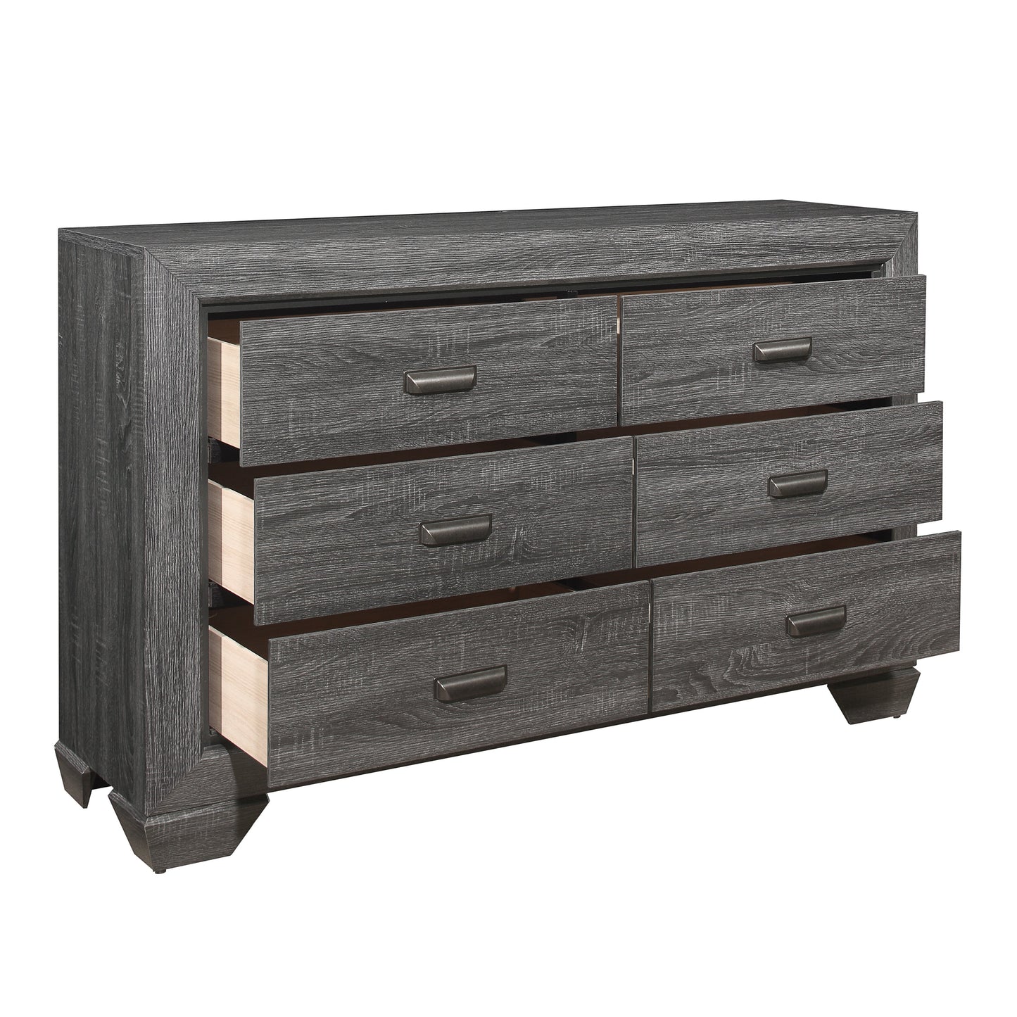 Beechnut Gray Dresser - 1904GY-5 - Luna Furniture - Dallas Store