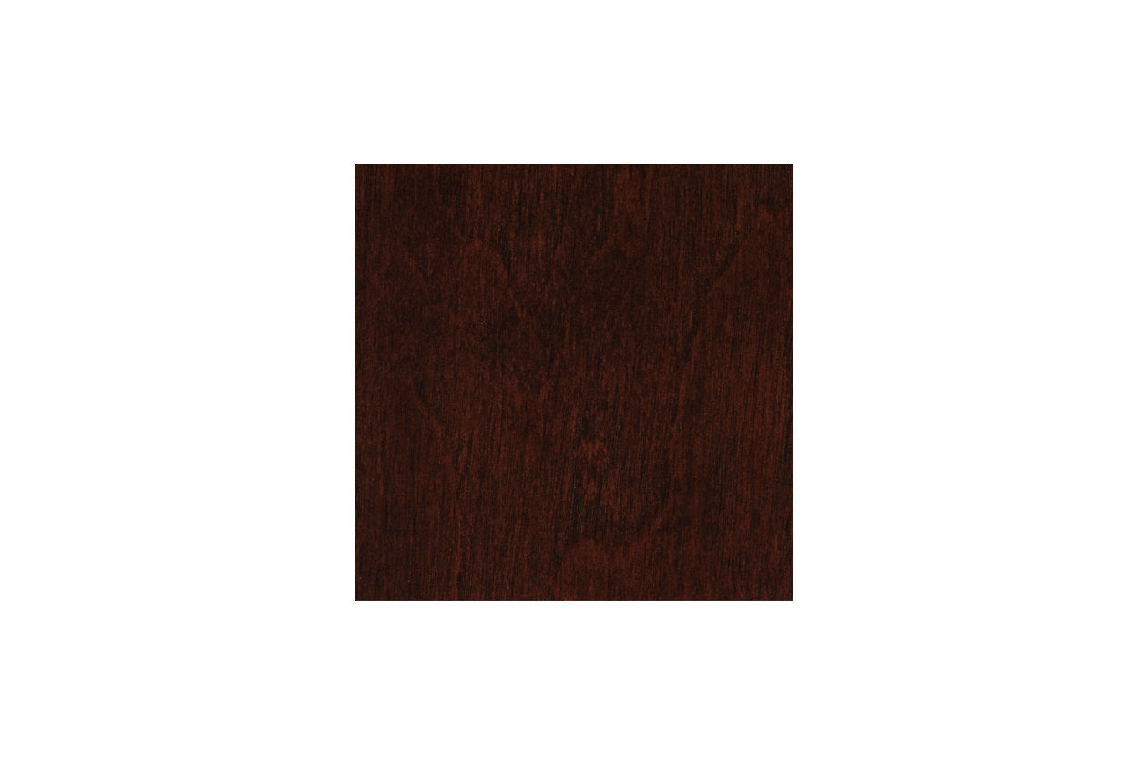 Bennox Brown Dining Table and Chairs with Bench, Set of 6 - D384-325 - Luna Furniture - Dallas Store