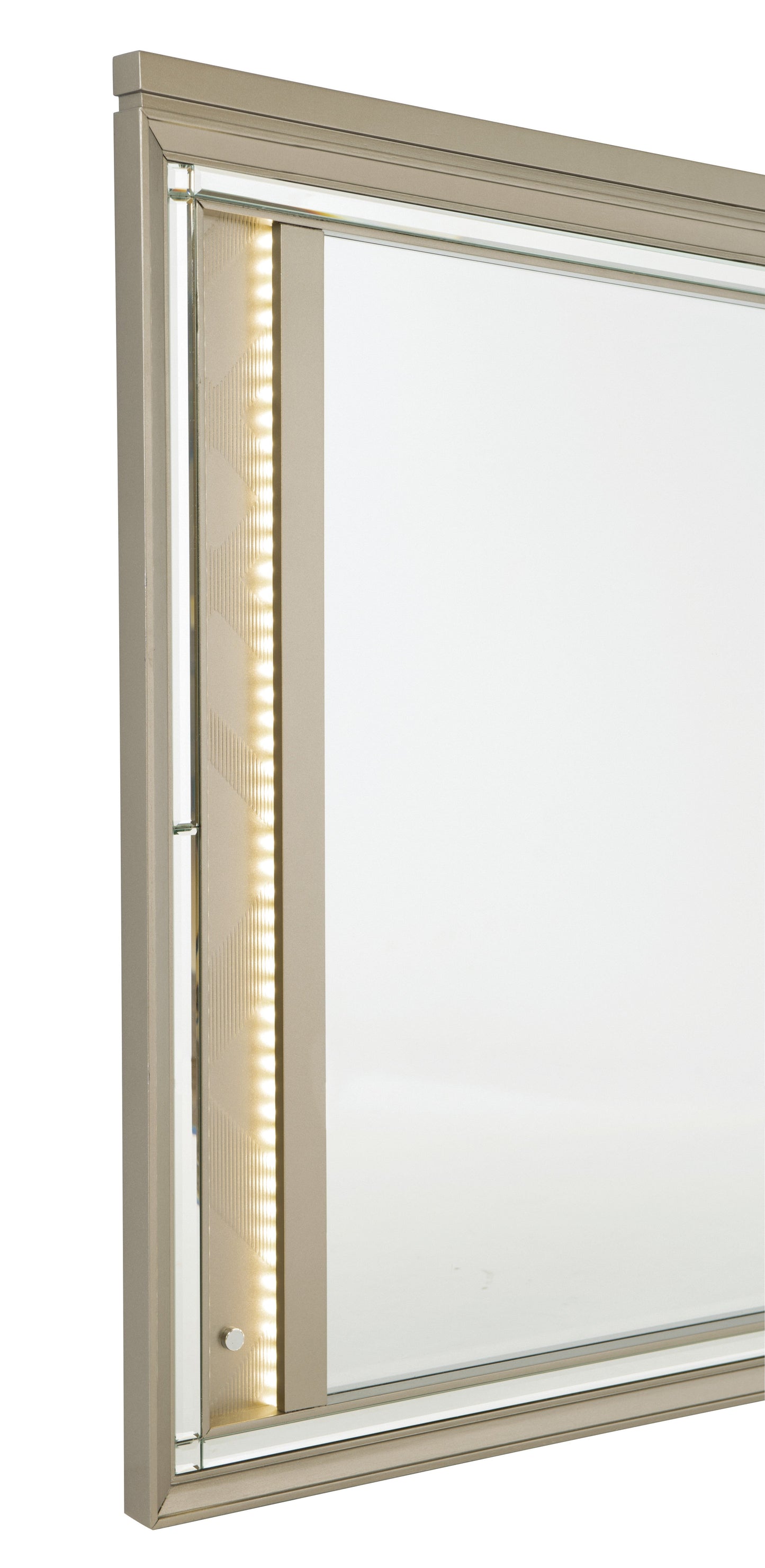 Bijou Champagne Mirror (Mirror Only) - 1522-6 - Luna Furniture - Dallas Store