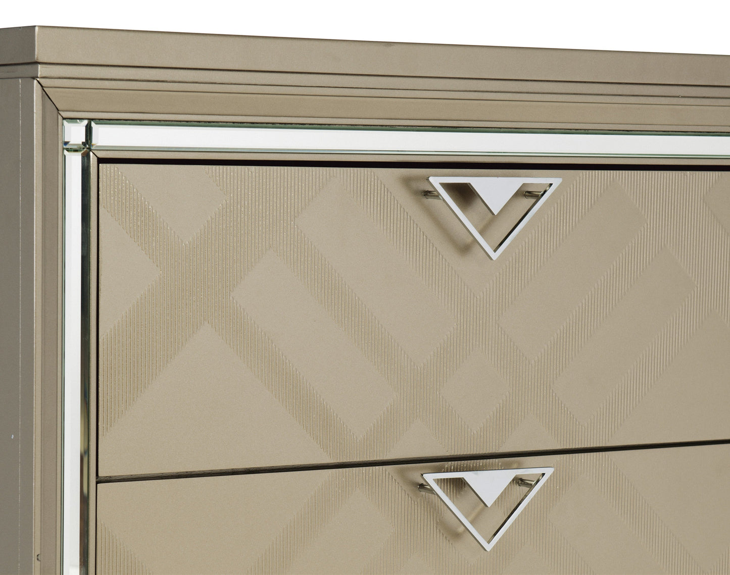 Bijou Champagne Nightstand - 1522-4 - Luna Furniture - Dallas Store