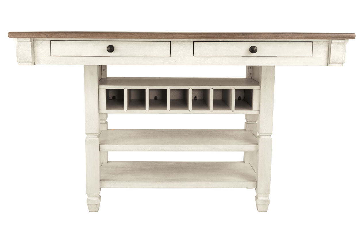 Bolanburg Two-tone Counter Height Dining Table - D647-32 - Luna Furniture - Dallas Store