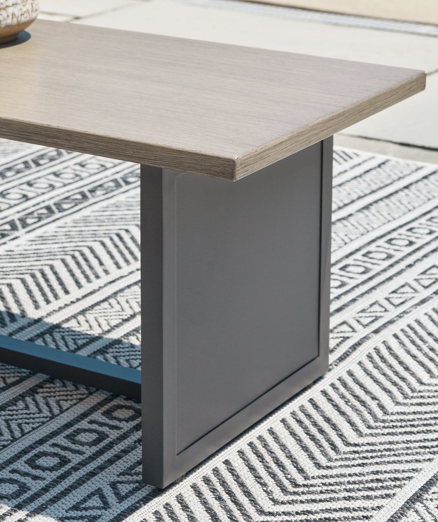 Bree Zee Brown Outdoor End Table - P160-703 - Luna Furniture - Dallas Store