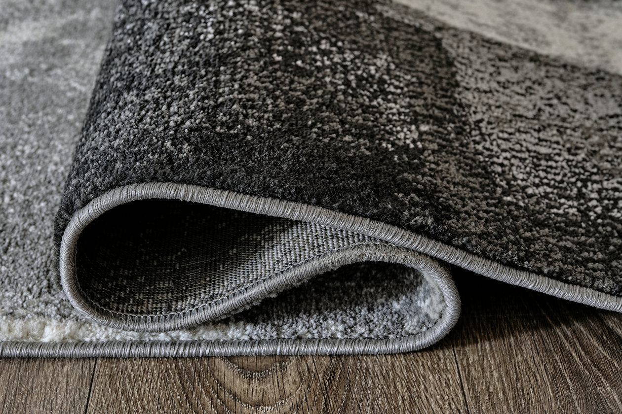 Brycebourne Black/Cream/Gray Medium Rug - R404982 - Luna Furniture - Dallas Store