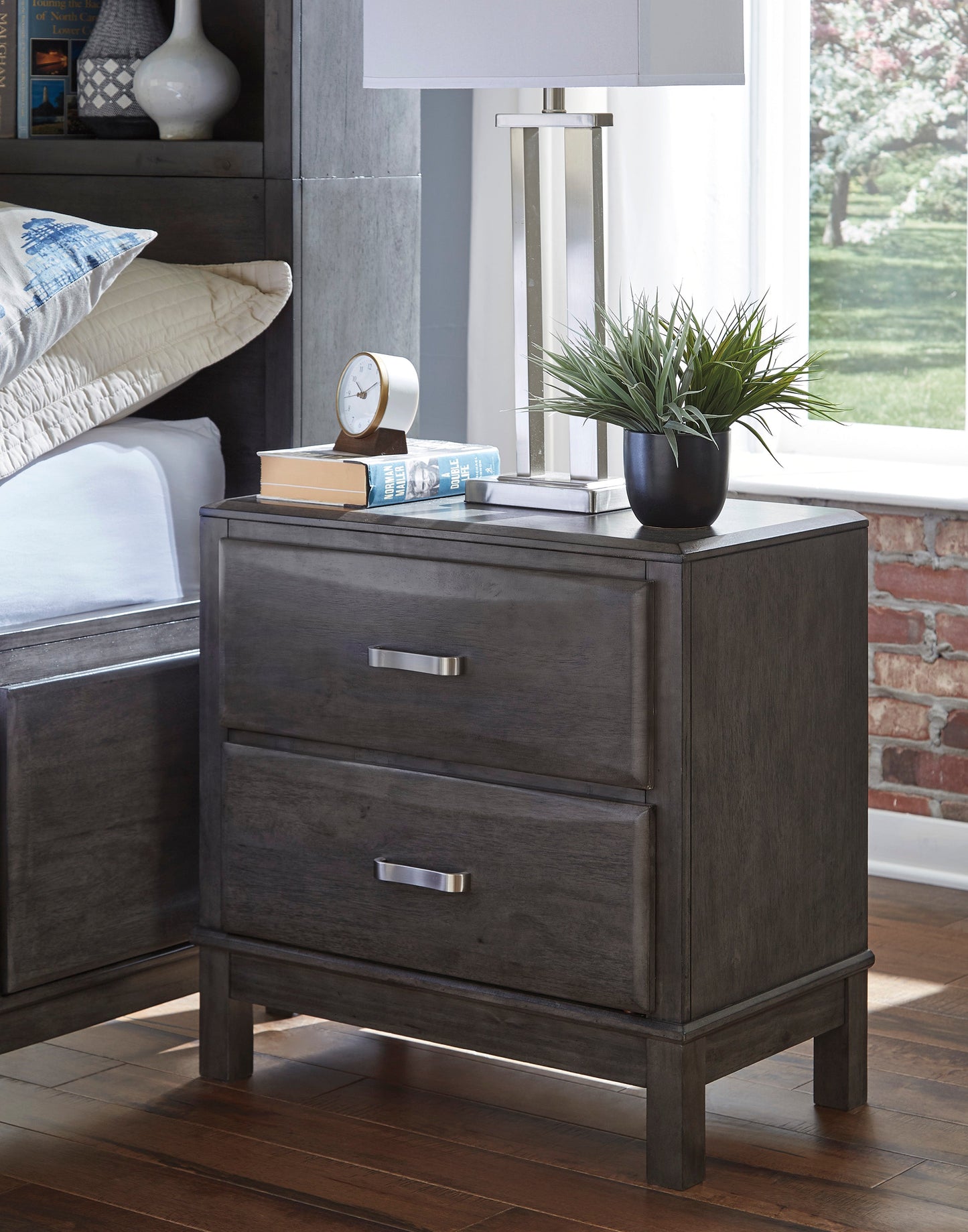 Caitbrook Gray Bookcase Storage Platform Youth Bedroom Set - SET | B476-74 | B476-77 | B476-88 | B476-31 | B476-36 | B476-92 - Luna Furniture - Dallas Store