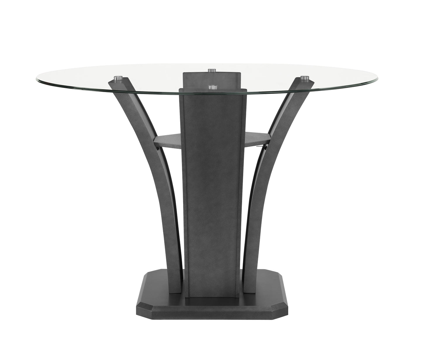 Camelia Gray/Gray Counter Height Set - SET | 1716T-54-BSL | 1716T-54RD-GL | 1716S-24(2) - Luna Furniture - Dallas Store