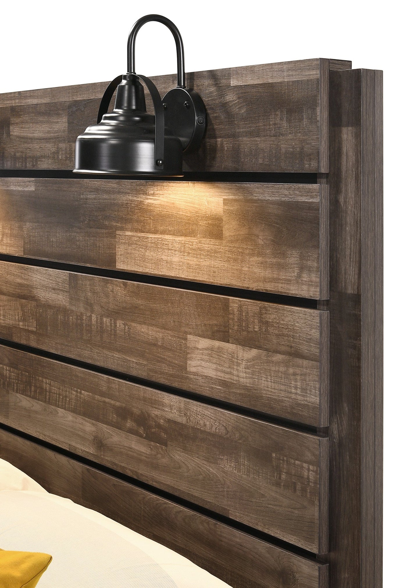 Carter Brown King Platform Bed - B6800-K-BED - Luna Furniture - Dallas Store