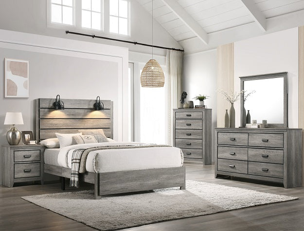 Carter Gray Bedroom Mirror (Mirror Only) - B6820-11 - Luna Furniture - Dallas Store