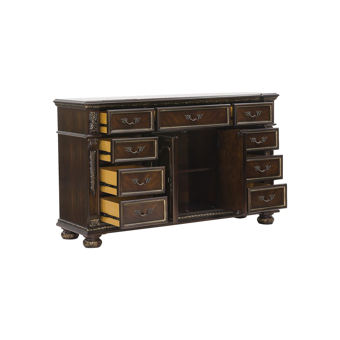 Catalonia Cherry Dresser - 1824-5 - Luna Furniture - Dallas Store