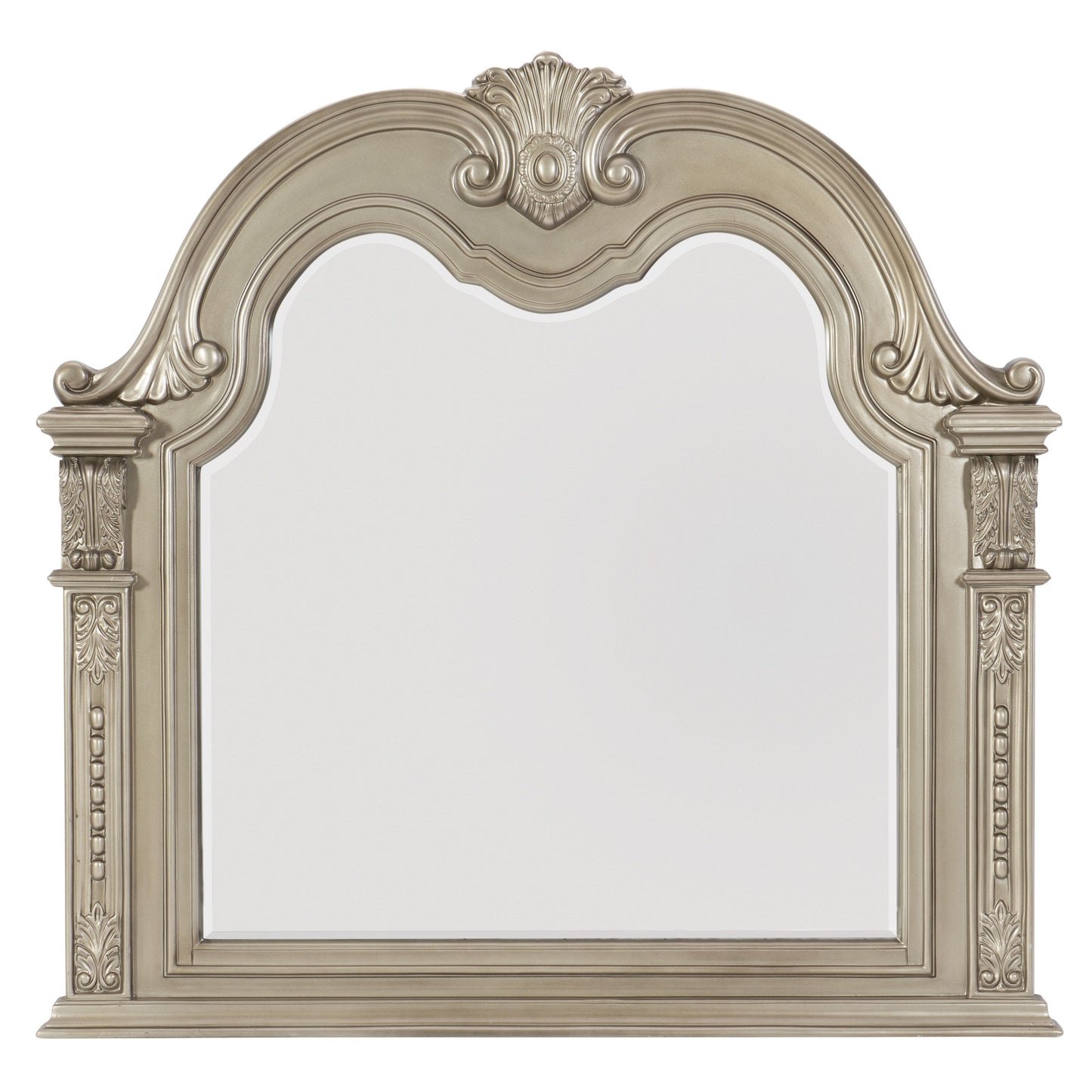 Cavalier Silver Mirror (Mirror Only) - 1757SV-6 - Luna Furniture - Dallas Store