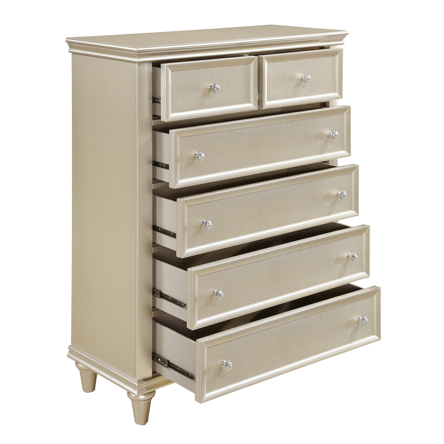 Celandine Silver Chest - 1928-9 - Luna Furniture - Dallas Store