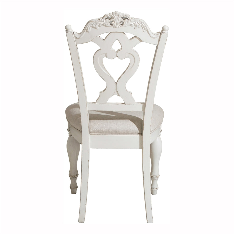 Cinderella Antique White Writing Desk - 1386NW-11 - Luna Furniture - Dallas Store
