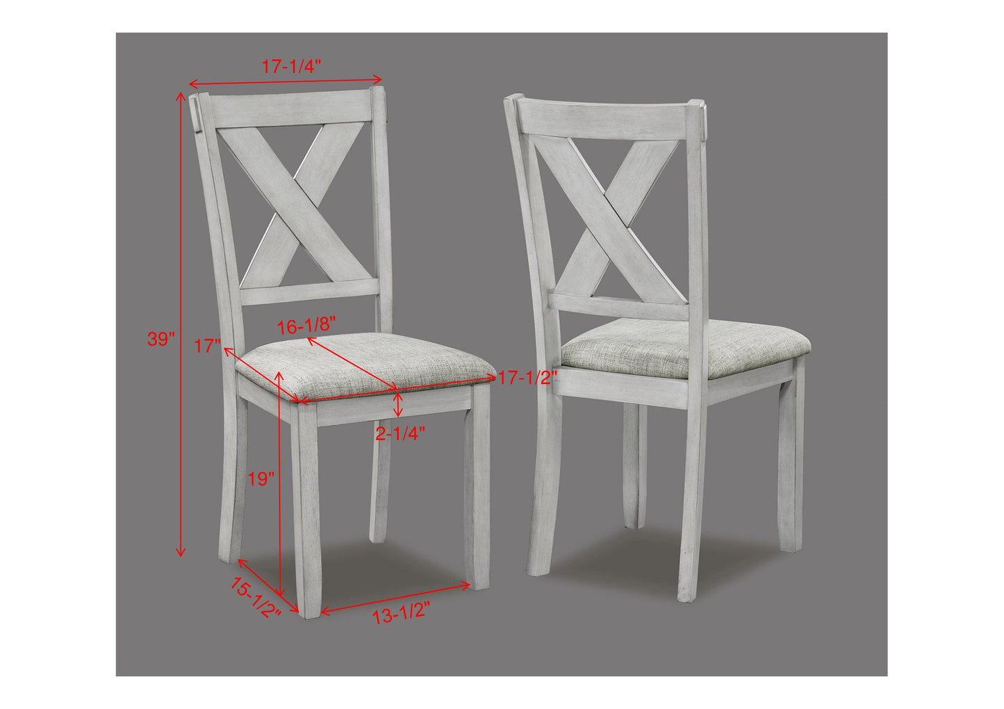Clara Driftwood Dining Set - SET | 2321DW-SET - Luna Furniture - Dallas Store