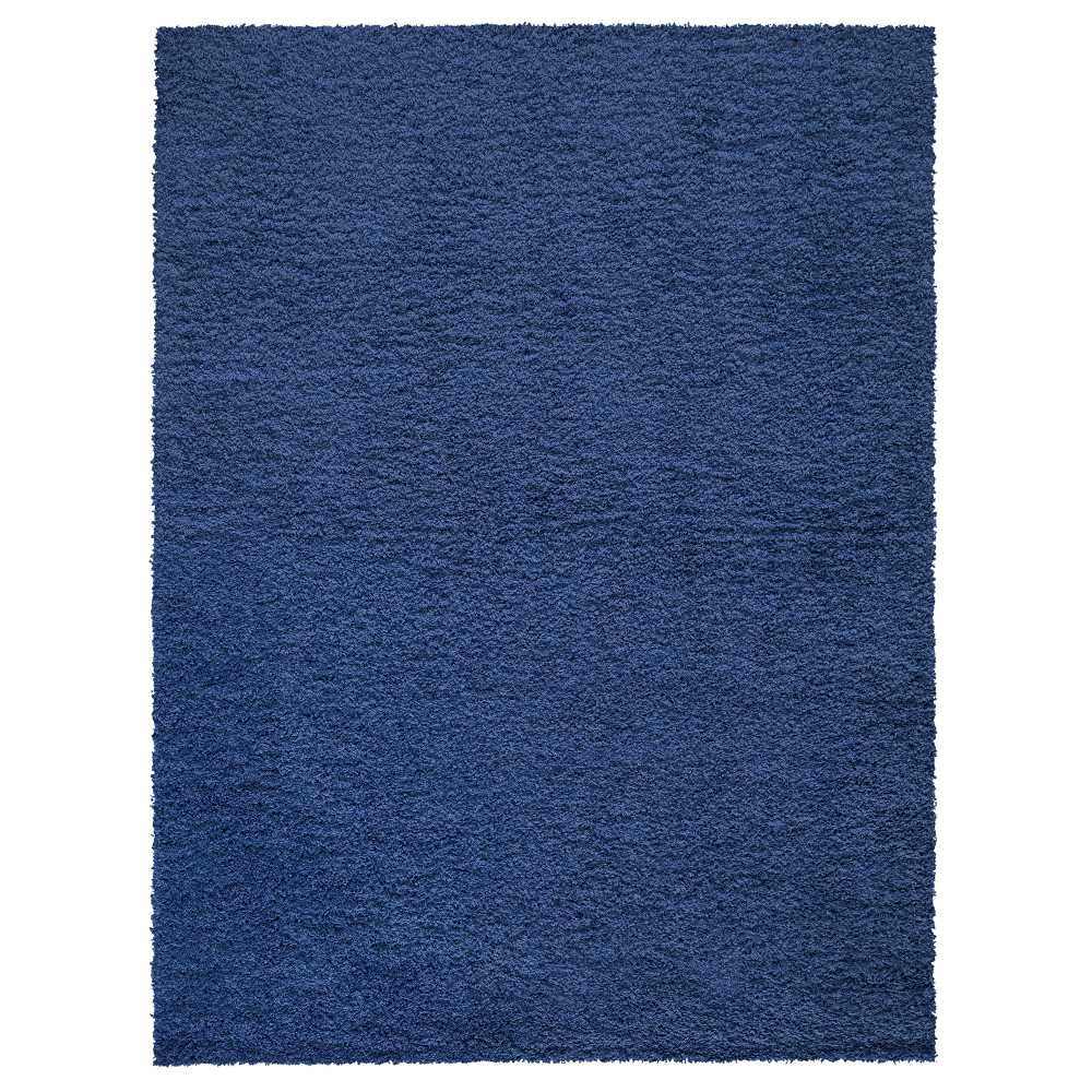 Cozy Solid Navy Blue Shaggy Area Rug - 8X10 - SHG2866- 8X10 - Luna Furniture - Dallas Store