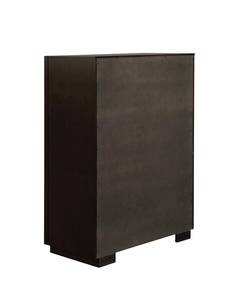 Durango Smoked Peppercorn 5-Drawer Chest - 223265 - Luna Furniture - Dallas Store