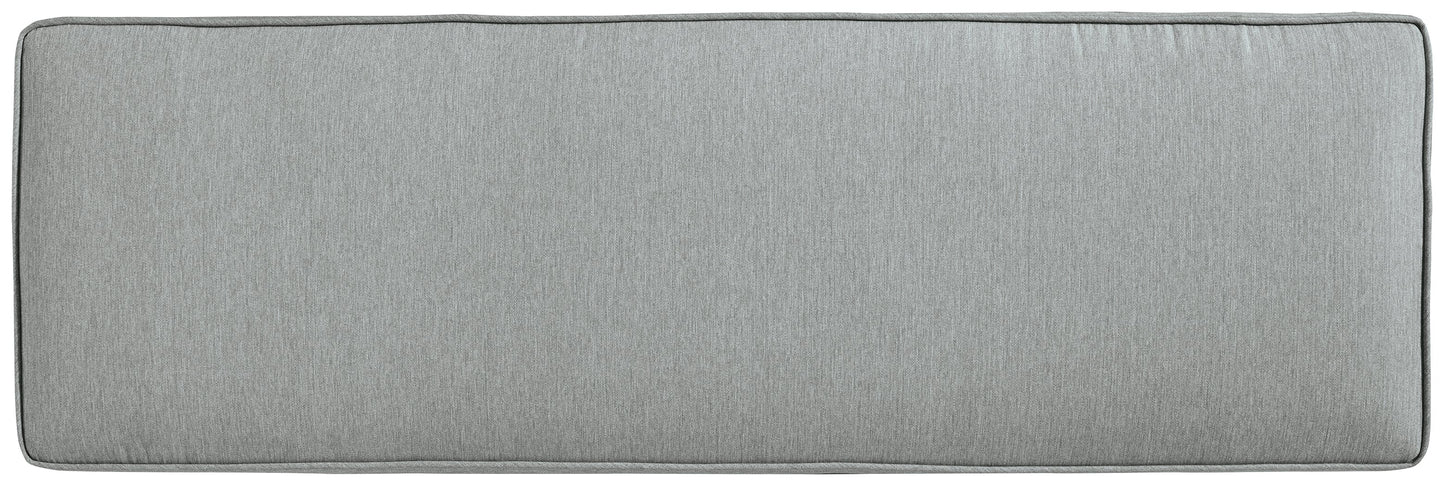 Elite Park Gray Outdoor Bench with Cushion - P518-600 - Luna Furniture - Dallas Store