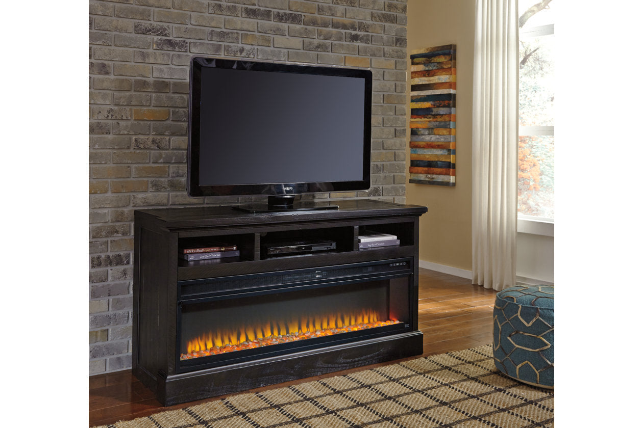 Entertainment Accessories Black Electric Fireplace Insert - W100-22 - Luna Furniture - Dallas Store