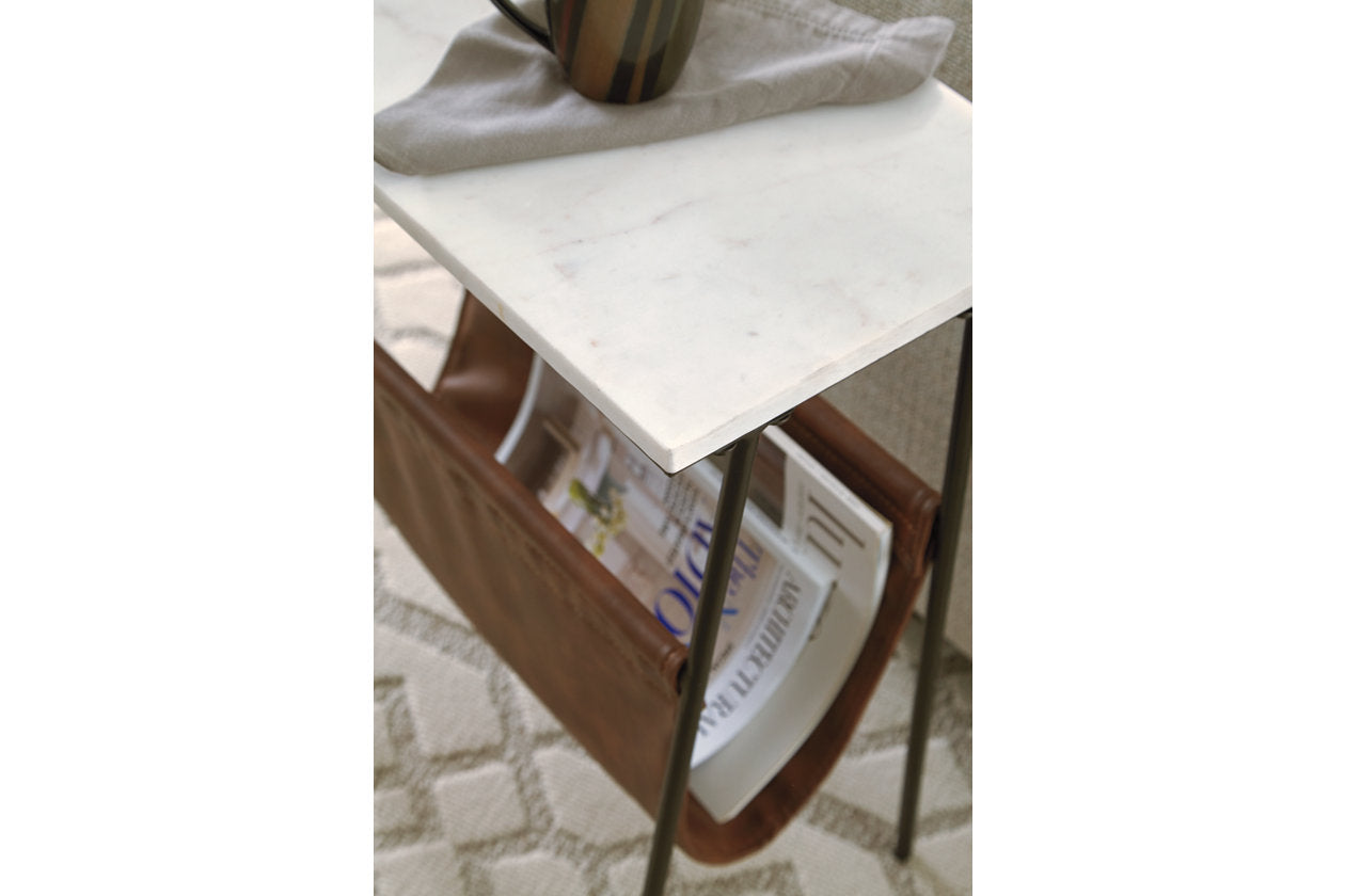 Etanbury Brown/Black/White Accent Table - A4000254 - Luna Furniture - Dallas Store
