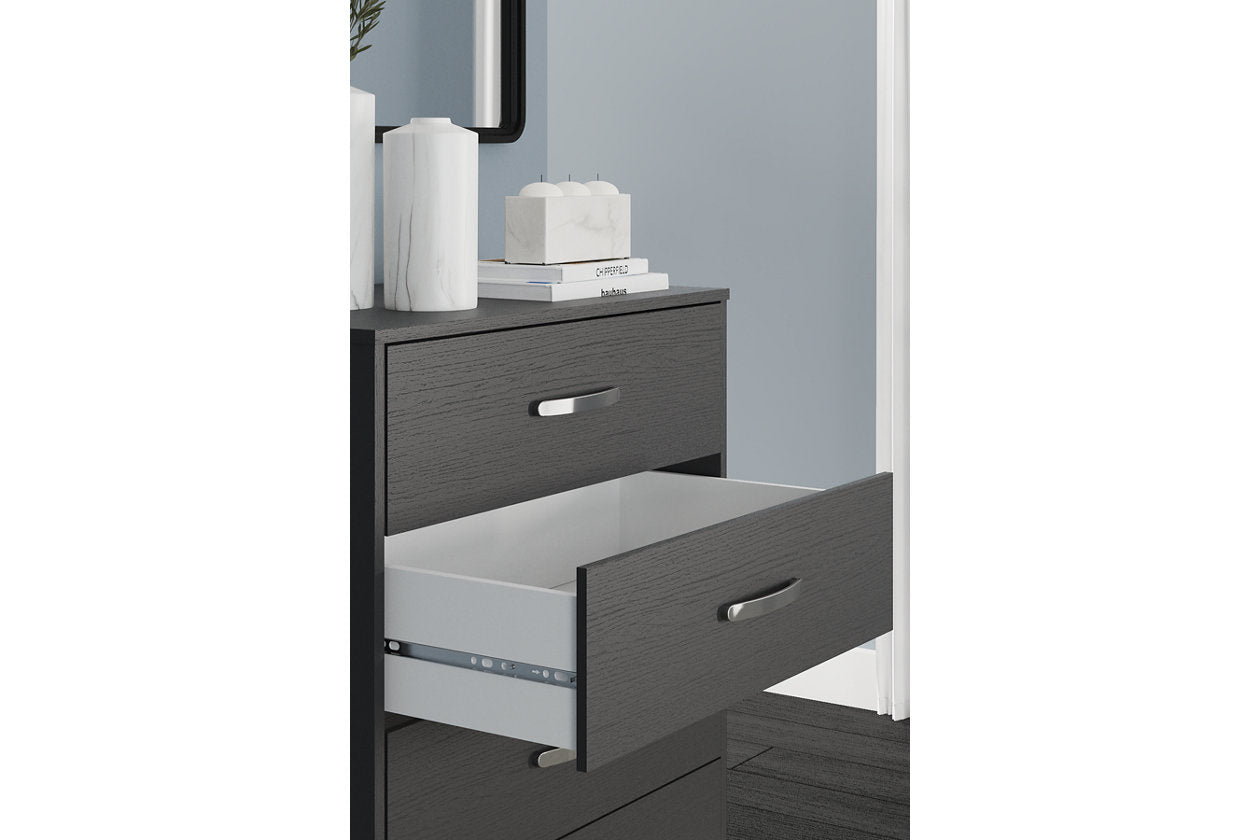 Finch Black Chest of Drawers - EB3392-245 - Luna Furniture - Dallas Store