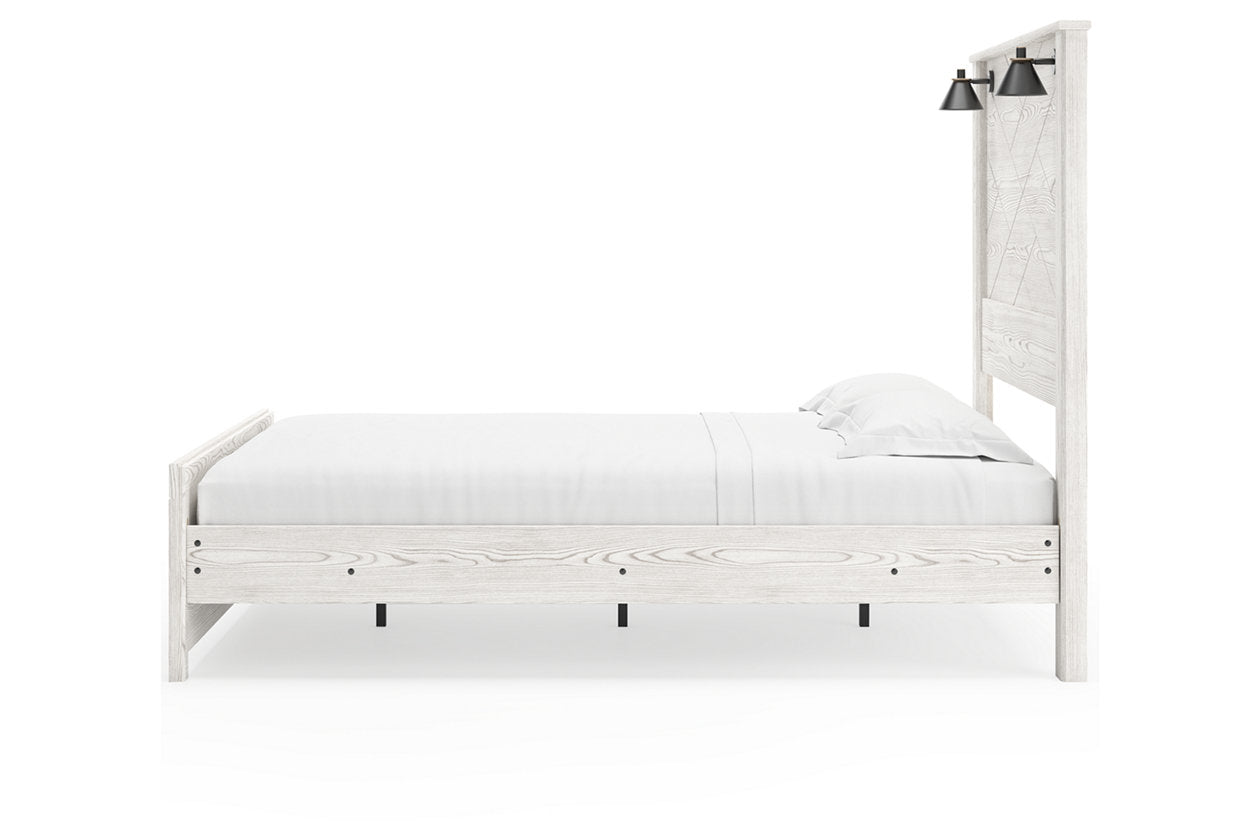 Gerridan White/Gray Queen Panel Bed - SET | B1190-54 | B1190-57 | B1190-98 - Luna Furniture - Dallas Store