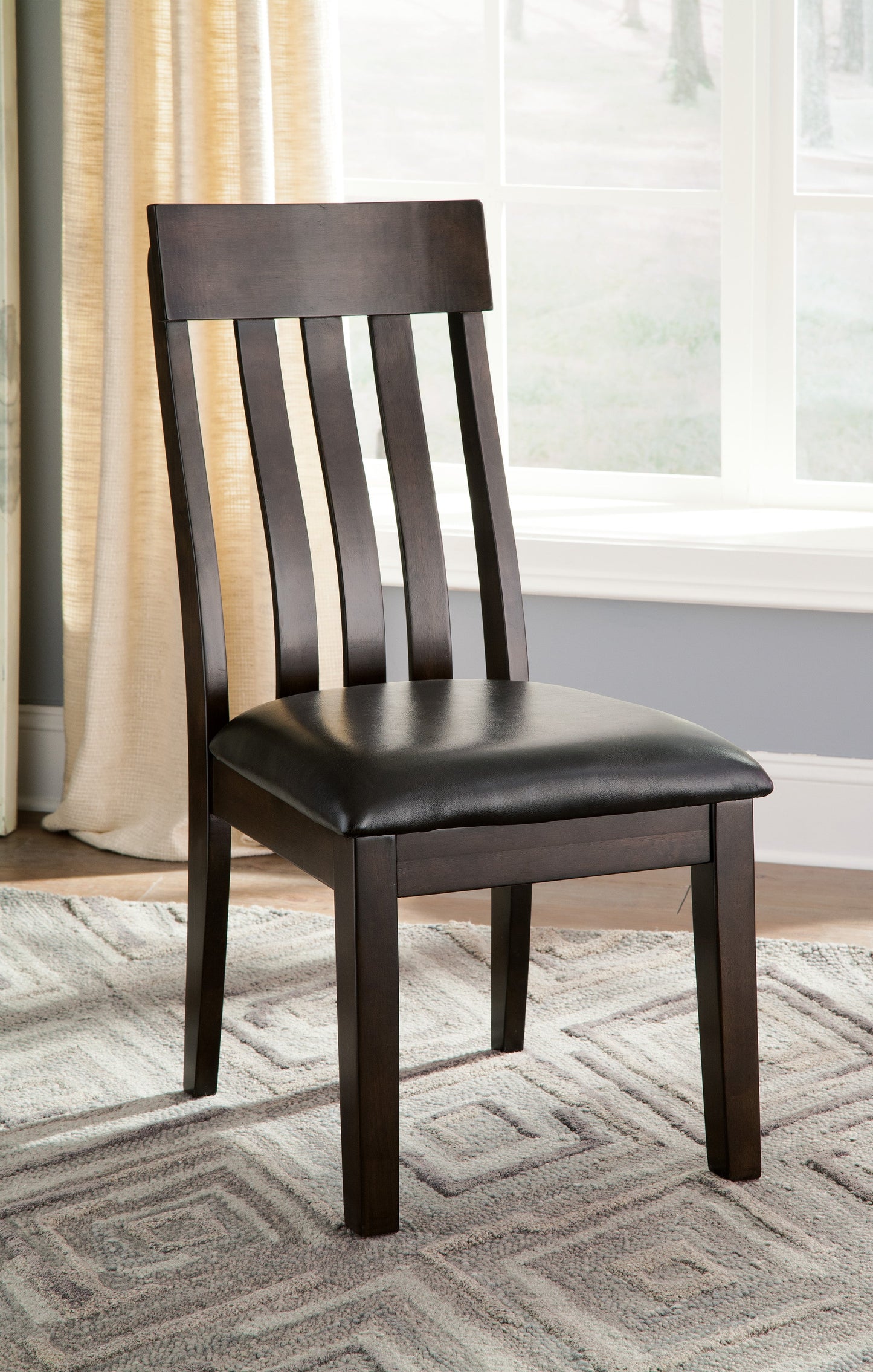 Haddigan Dark Brown Extendable Dining Set - SET | D596-35 | D596-01(2) - Luna Furniture - Dallas Store