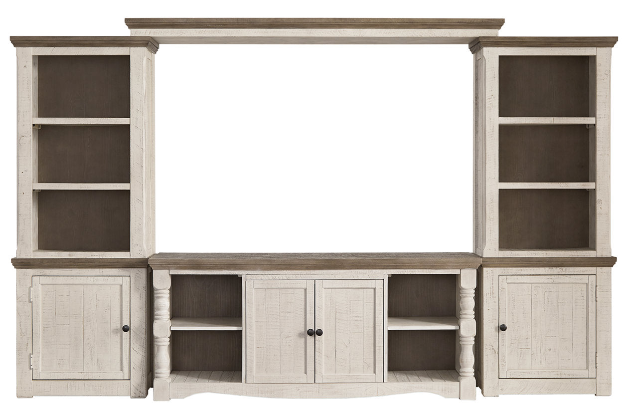 Havalance Two-tone 4-Piece Entertainment Center - SET | W814-30 | W814-33 | W814-34 | W814-35 - Luna Furniture - Dallas Store