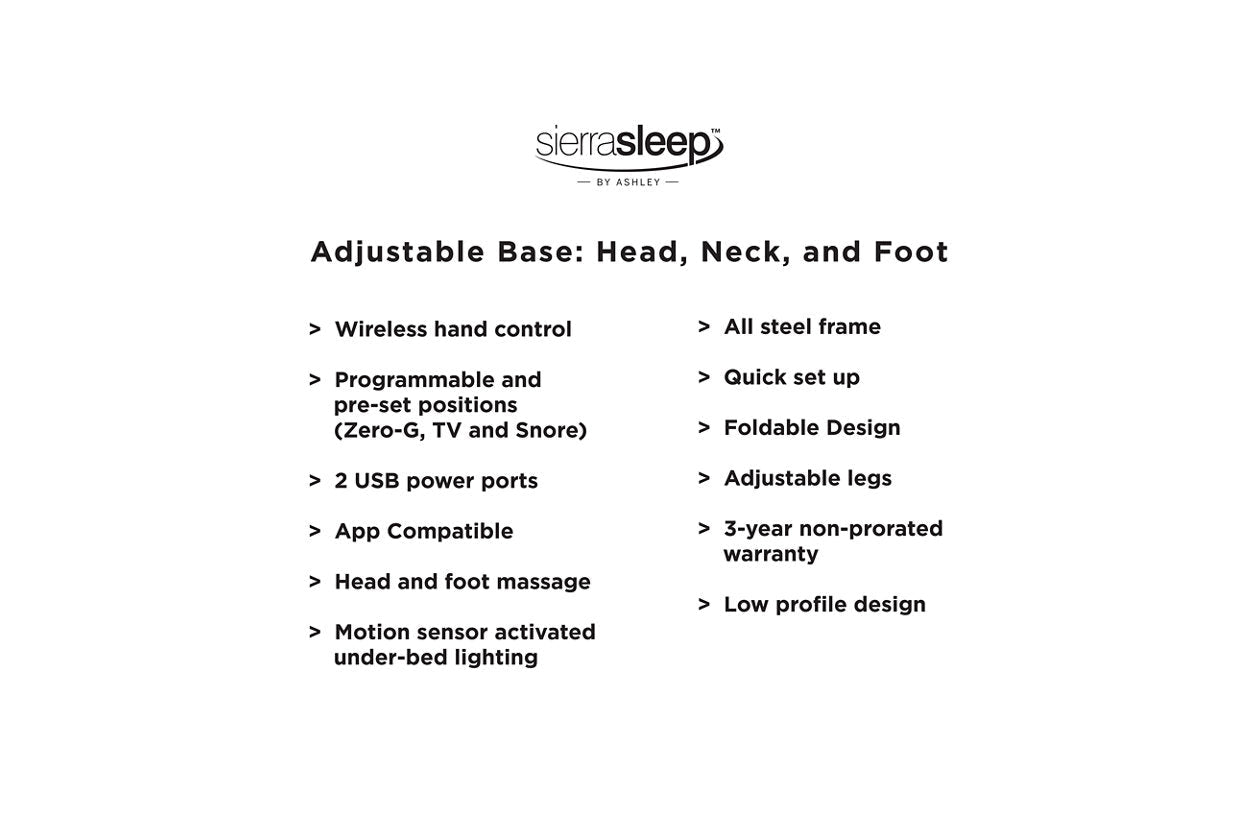 Head-Foot Model Best Black California King Adjustable Base - M9X952 - Luna Furniture - Dallas Store