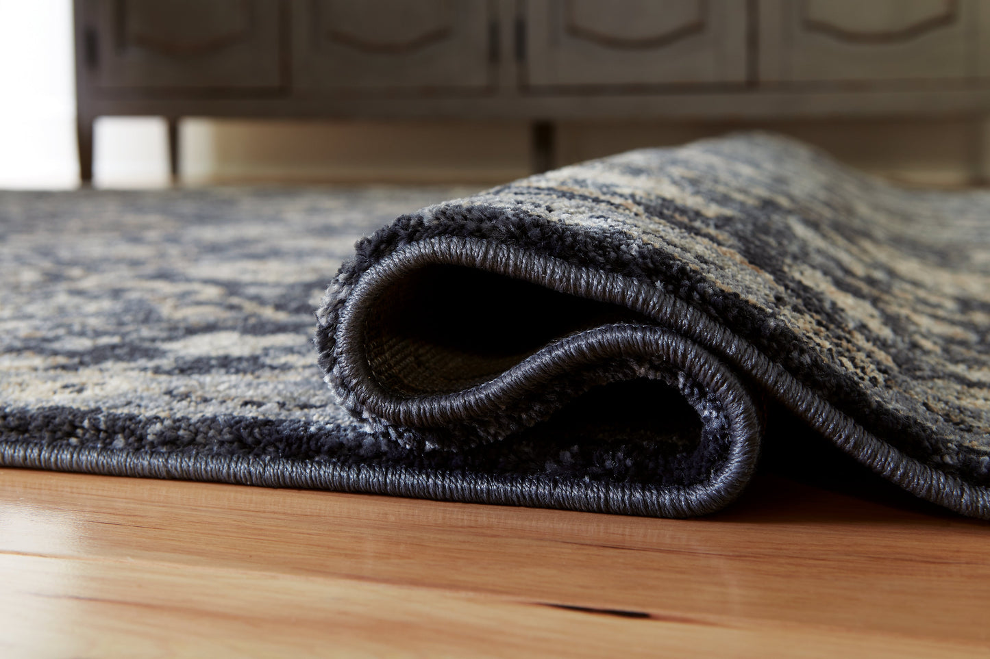 Hilcott Blue/Cream/Brown Large Rug - R406111 - Luna Furniture - Dallas Store