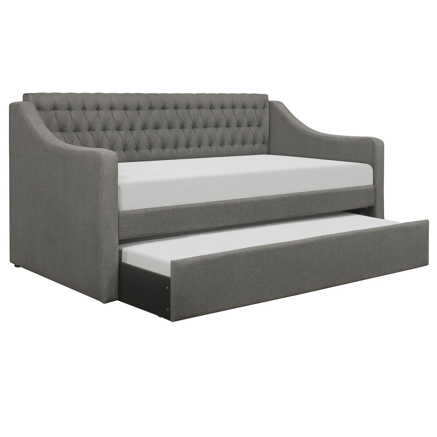 Labelle Gray Twin Daybed with Trundle - SET | 4866DG-A | 4866DG-B - Luna Furniture - Dallas Store