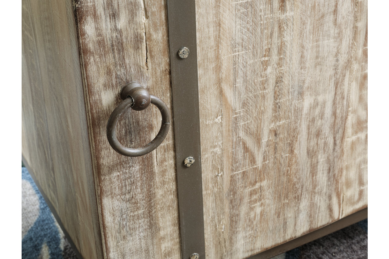 Laddford Whitewash Accent Cabinet - A4000506 - Luna Furniture - Dallas Store
