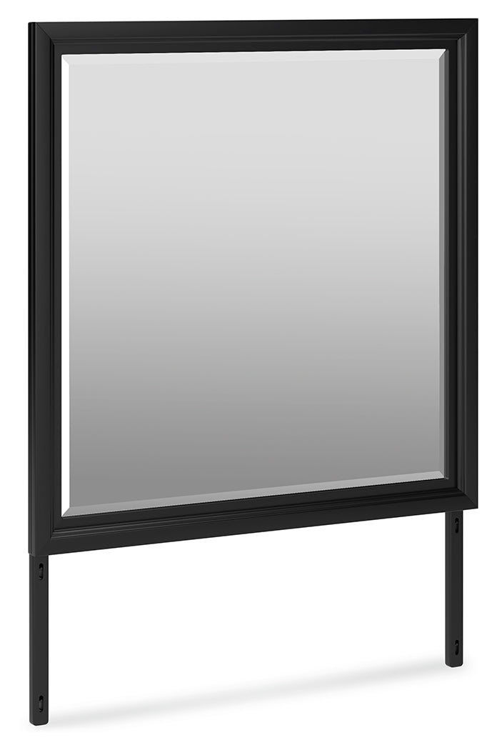 Lanolee Black Bedroom Mirror (Mirror Only) - B687-36 - Luna Furniture - Dallas Store