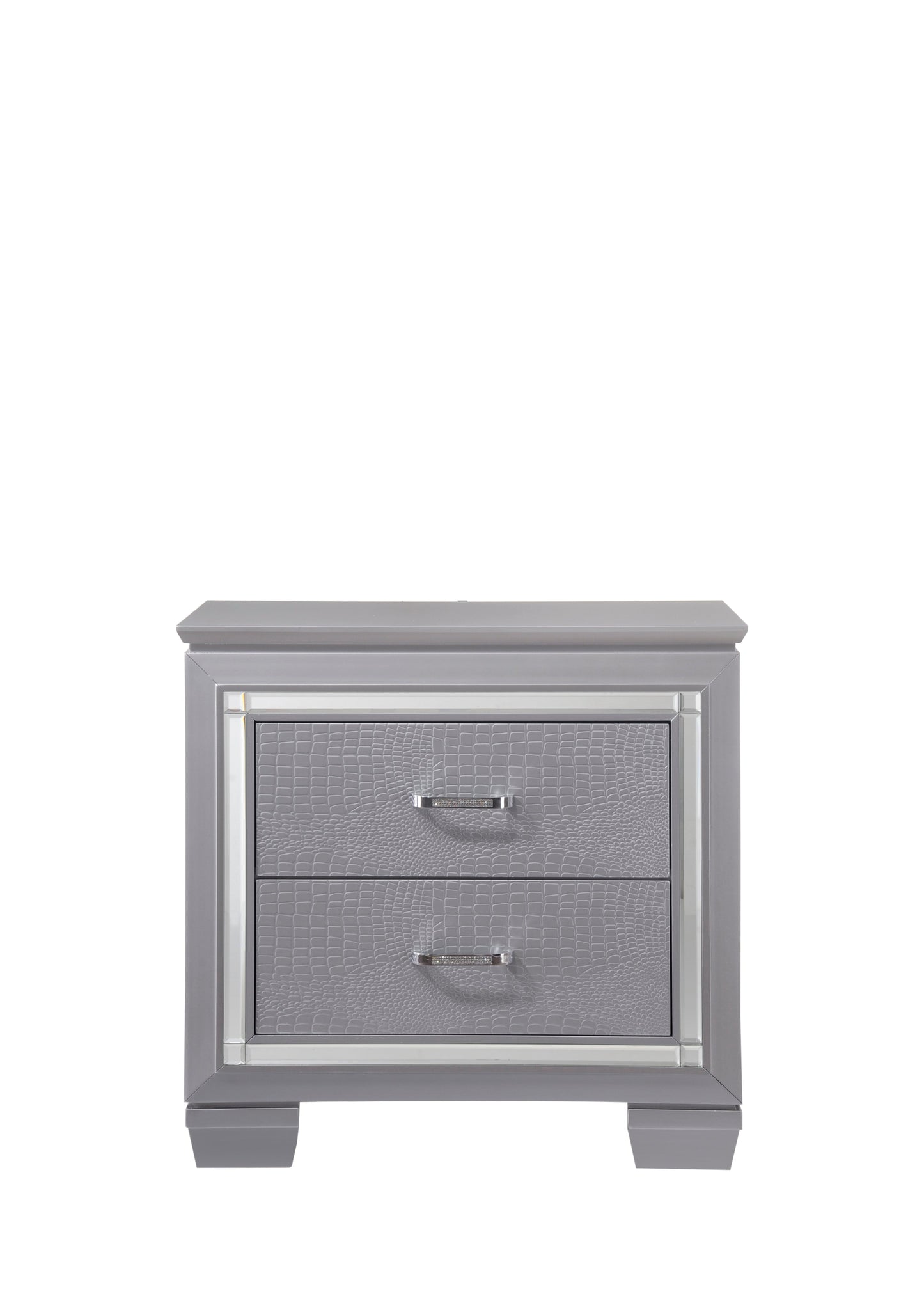 Lillian Silver Nightstand - B7100-2 - Luna Furniture - Dallas Store