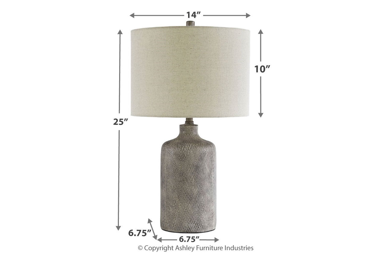 Linus Antique Black Table Lamp - L117964 - Luna Furniture - Dallas Store