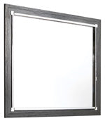 Lodanna Gray Bedroom Mirror (Mirror Only) - B214-36 - Luna Furniture - Dallas Store