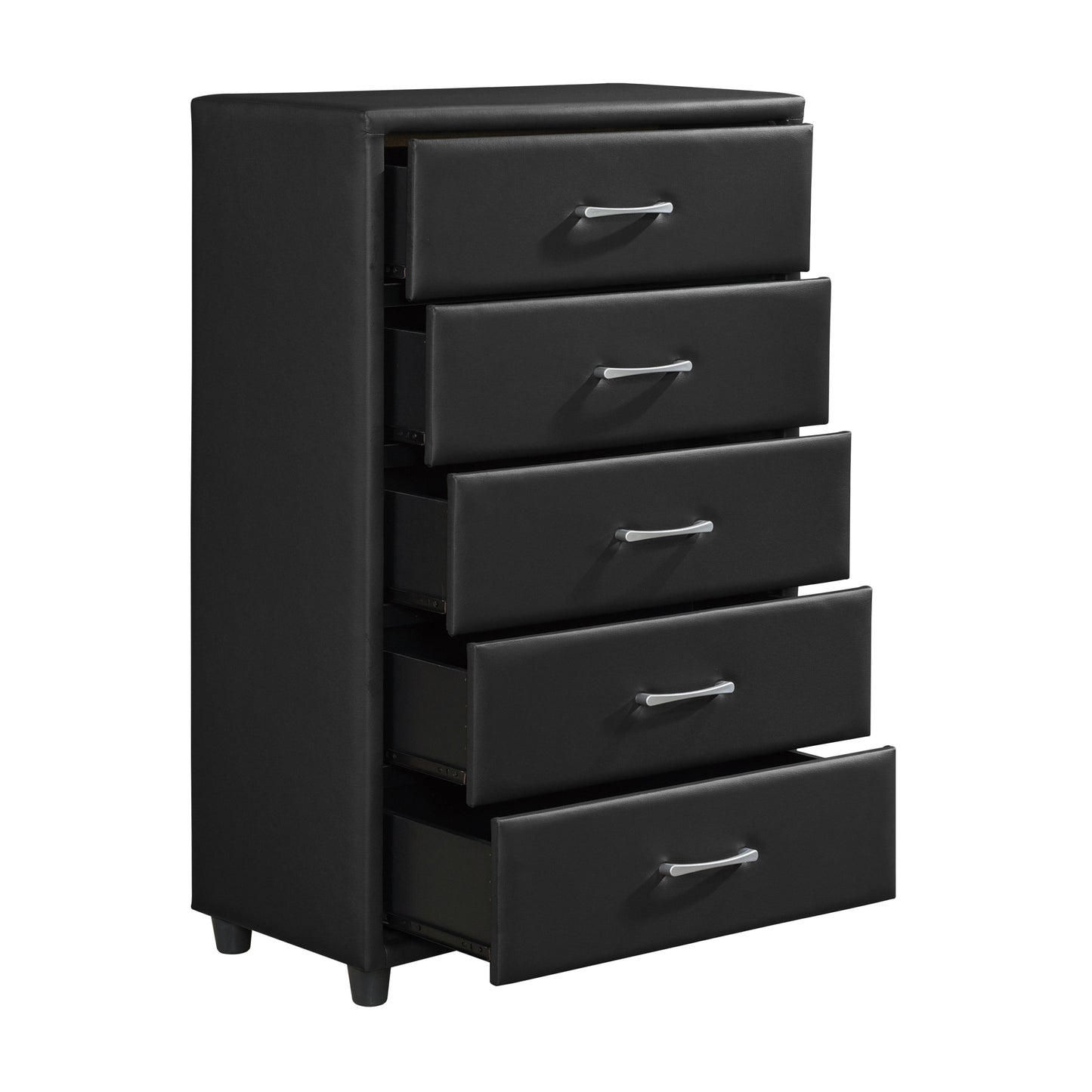 Lorenzi Black Chest - 2220-9 - Luna Furniture - Dallas Store