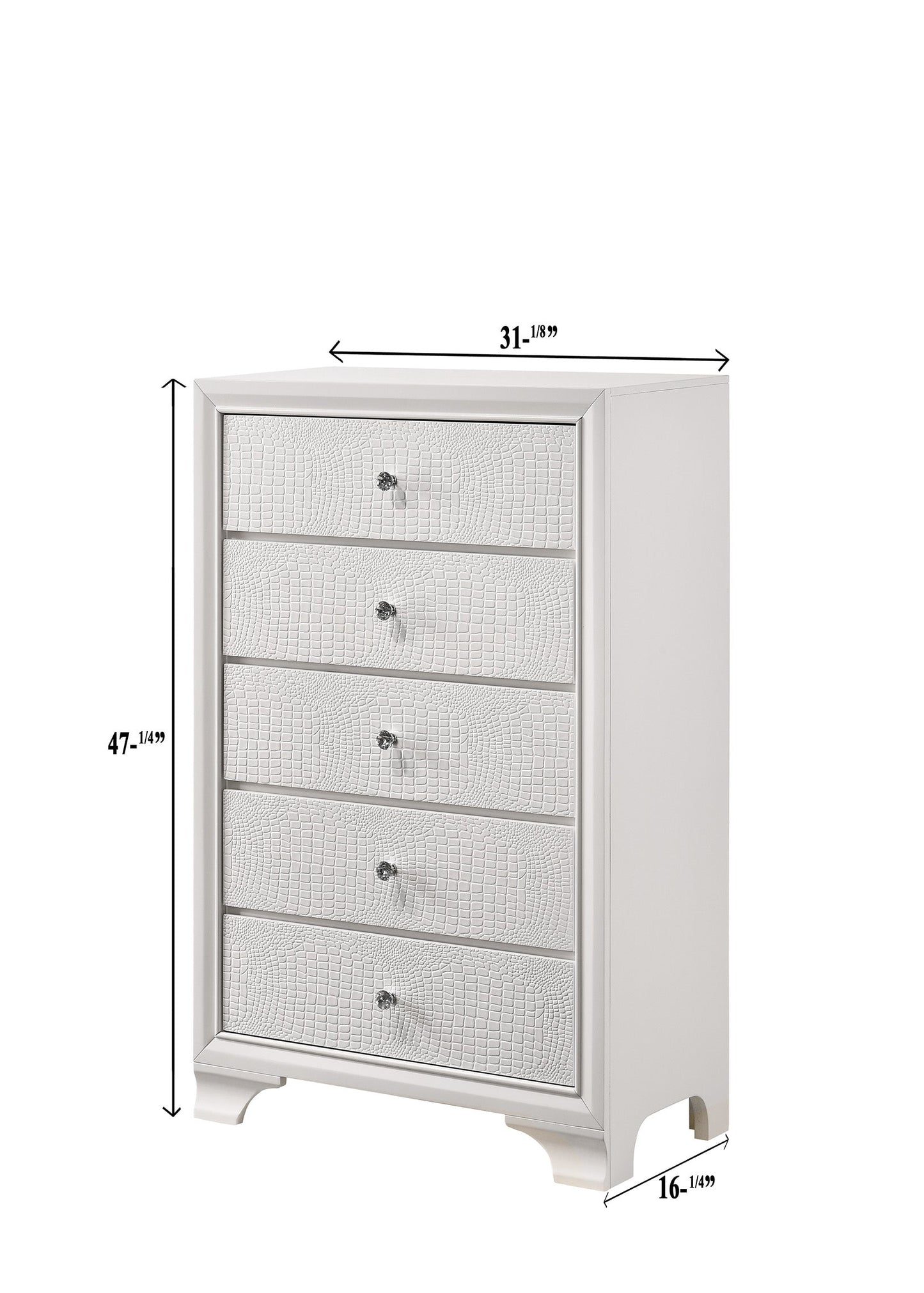 Lyssa Frost Chest - B4310-4 - Luna Furniture - Dallas Store