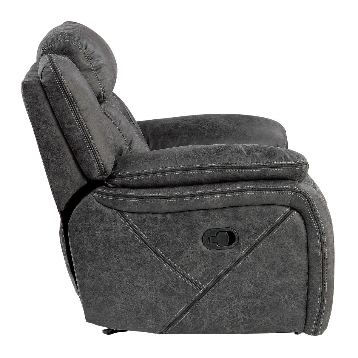 Madrona Hill Gray Glider Reclining Chair - 9989GY-1 - Luna Furniture - Dallas Store