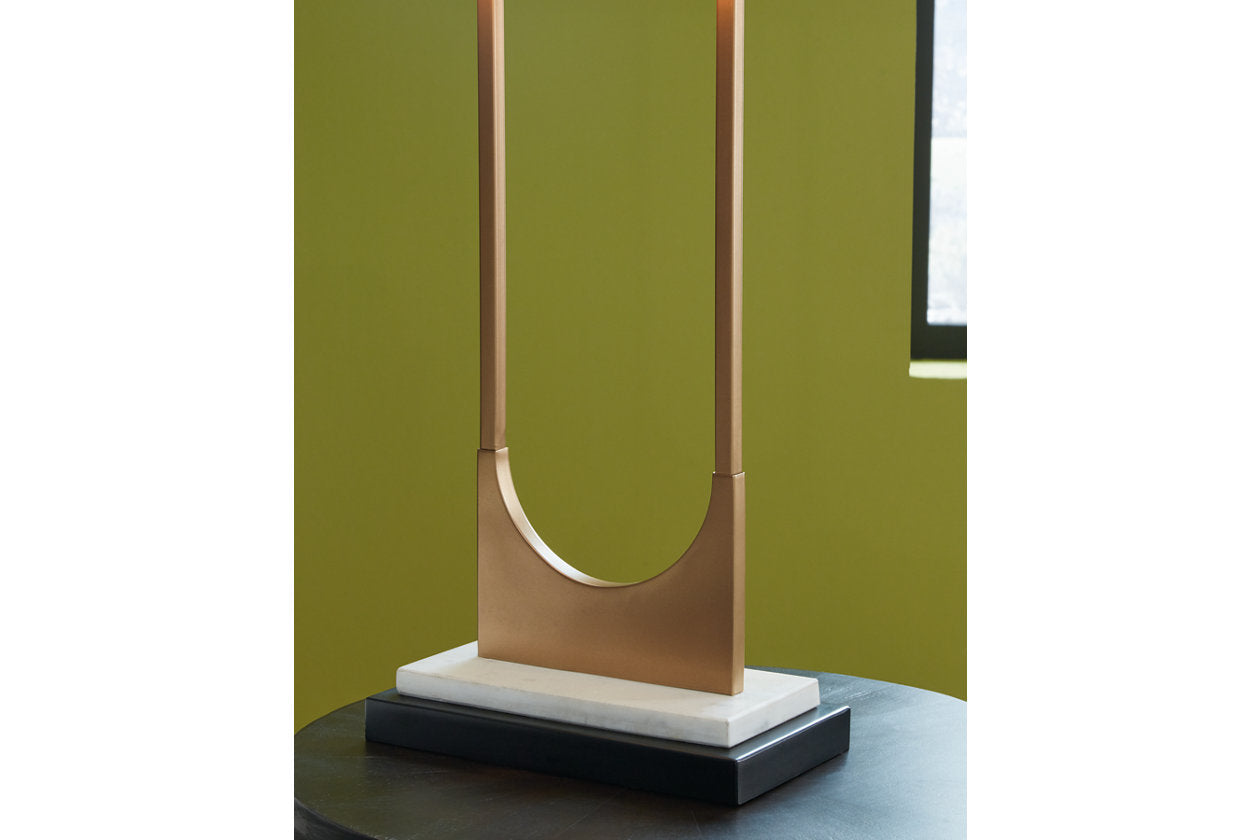 Malana Brass Finish Table Lamp - L208254 - Luna Furniture - Dallas Store