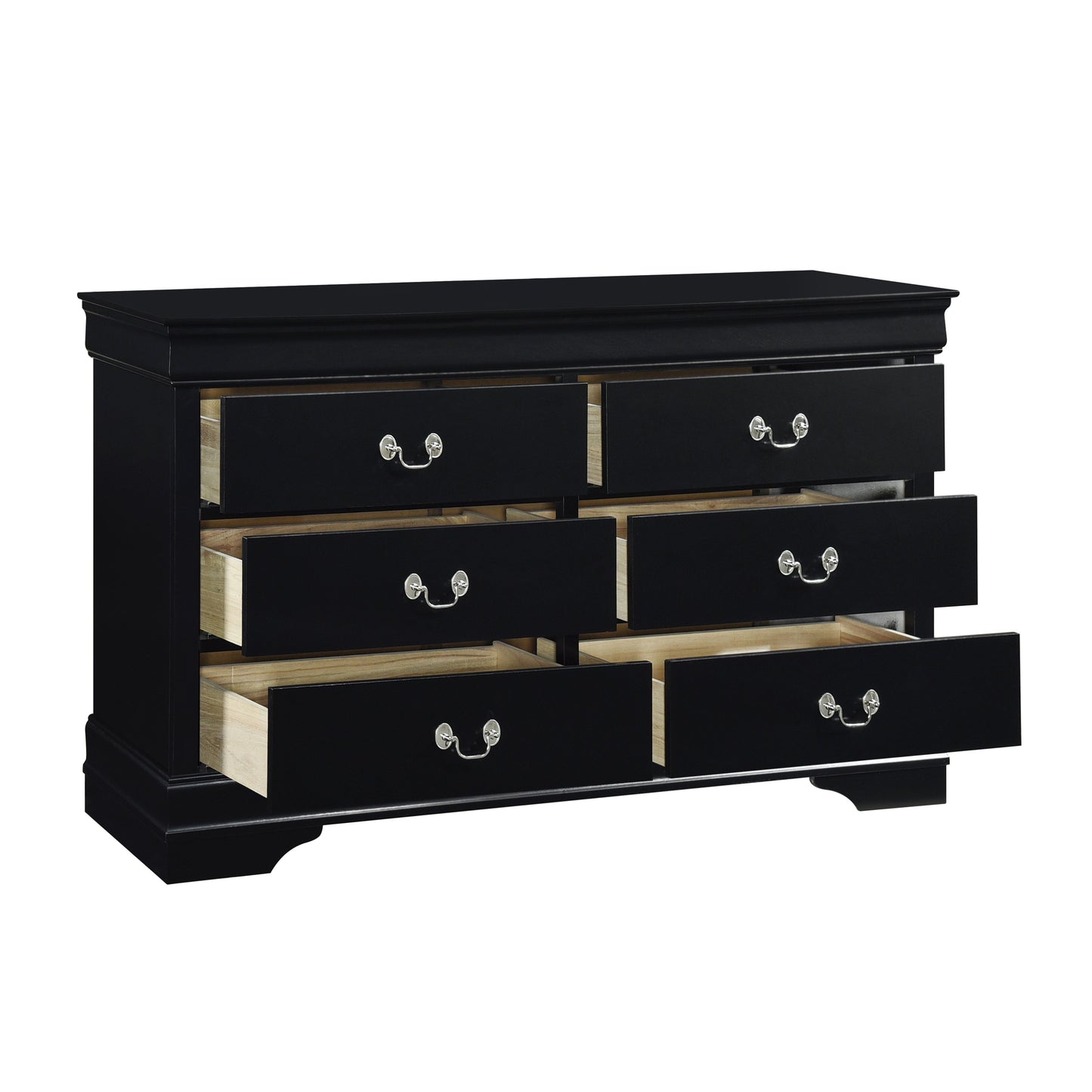Mayville Black Dresser - 2147BK-5 - Luna Furniture - Dallas Store