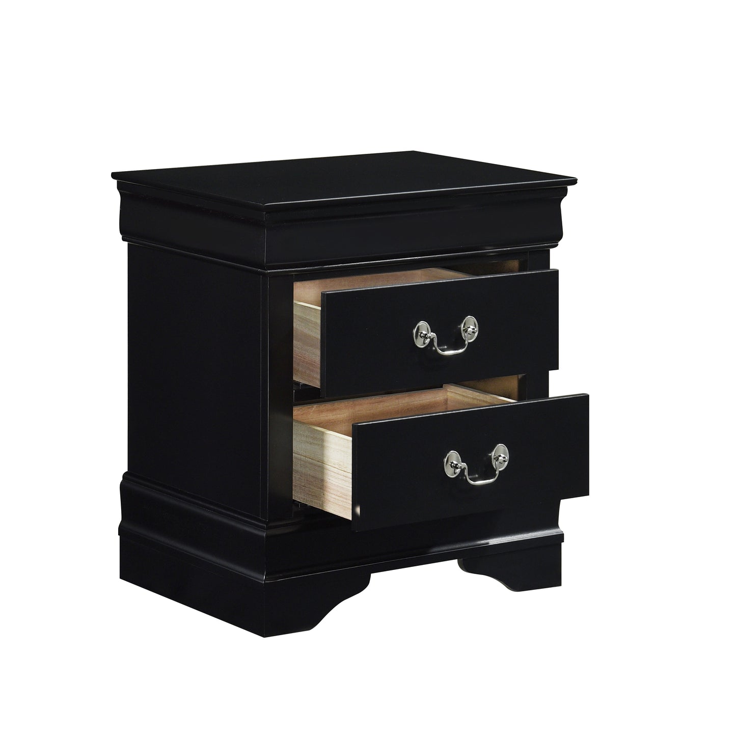 Mayville Black Nightstand - 2147BK-4 - Luna Furniture - Dallas Store