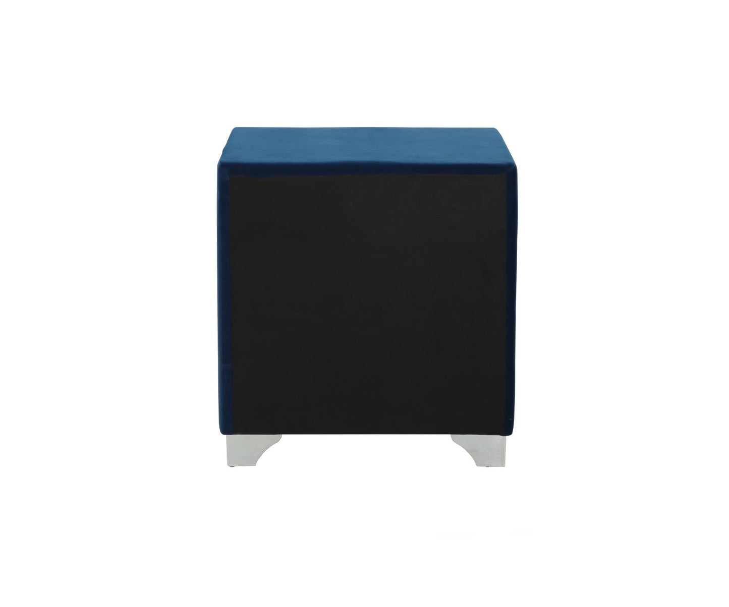 Melody 2-Drawer Upholstered Nightstand Pacific Blue - 223372 - Luna Furniture - Dallas Store