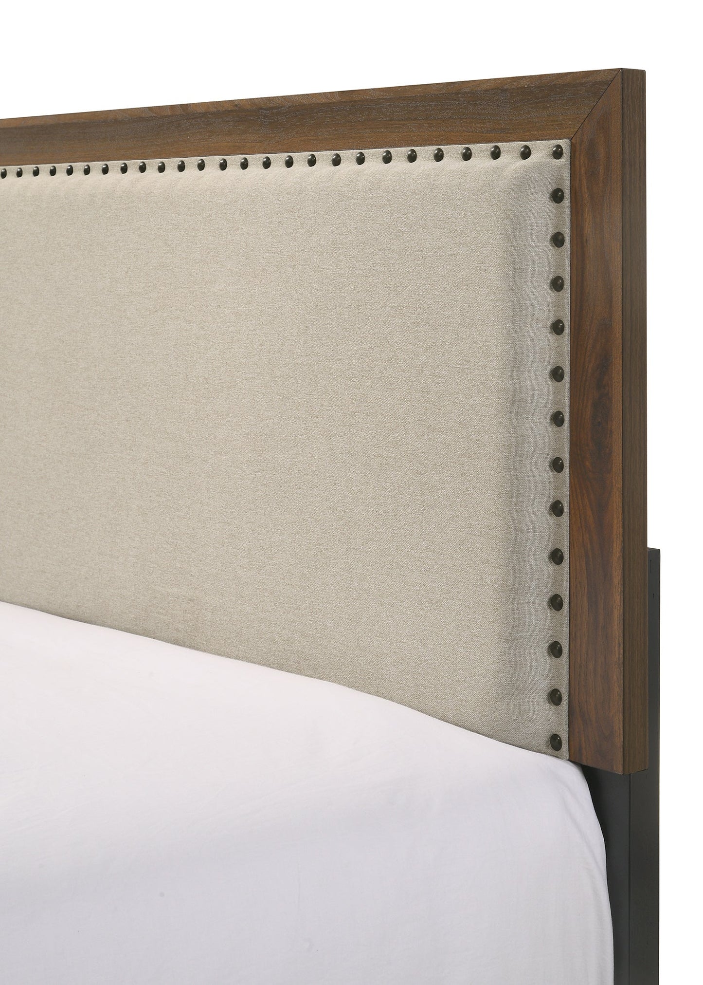Mille Cherry Brown Upholstered Youth Bedroom Set - SET | B9255-T-BED | B9250-2 | B9250-4 - Luna Furniture - Dallas Store