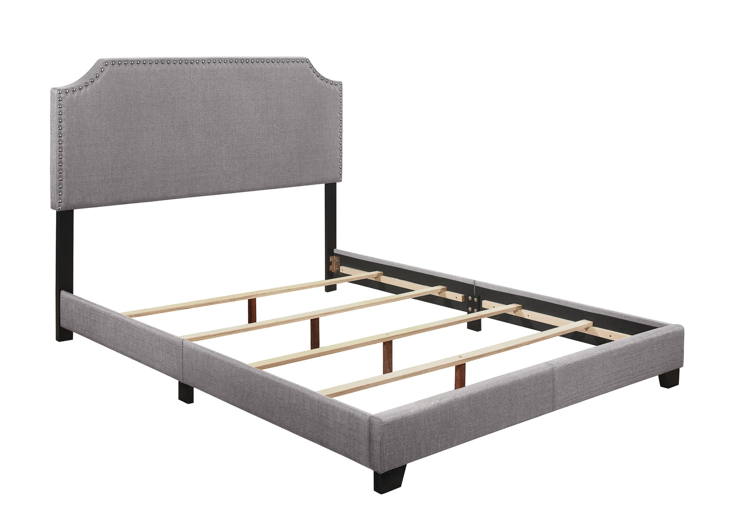 Miranda Gray Full Upholstered Bed - SH235FGRY-1 - Luna Furniture - Dallas Store